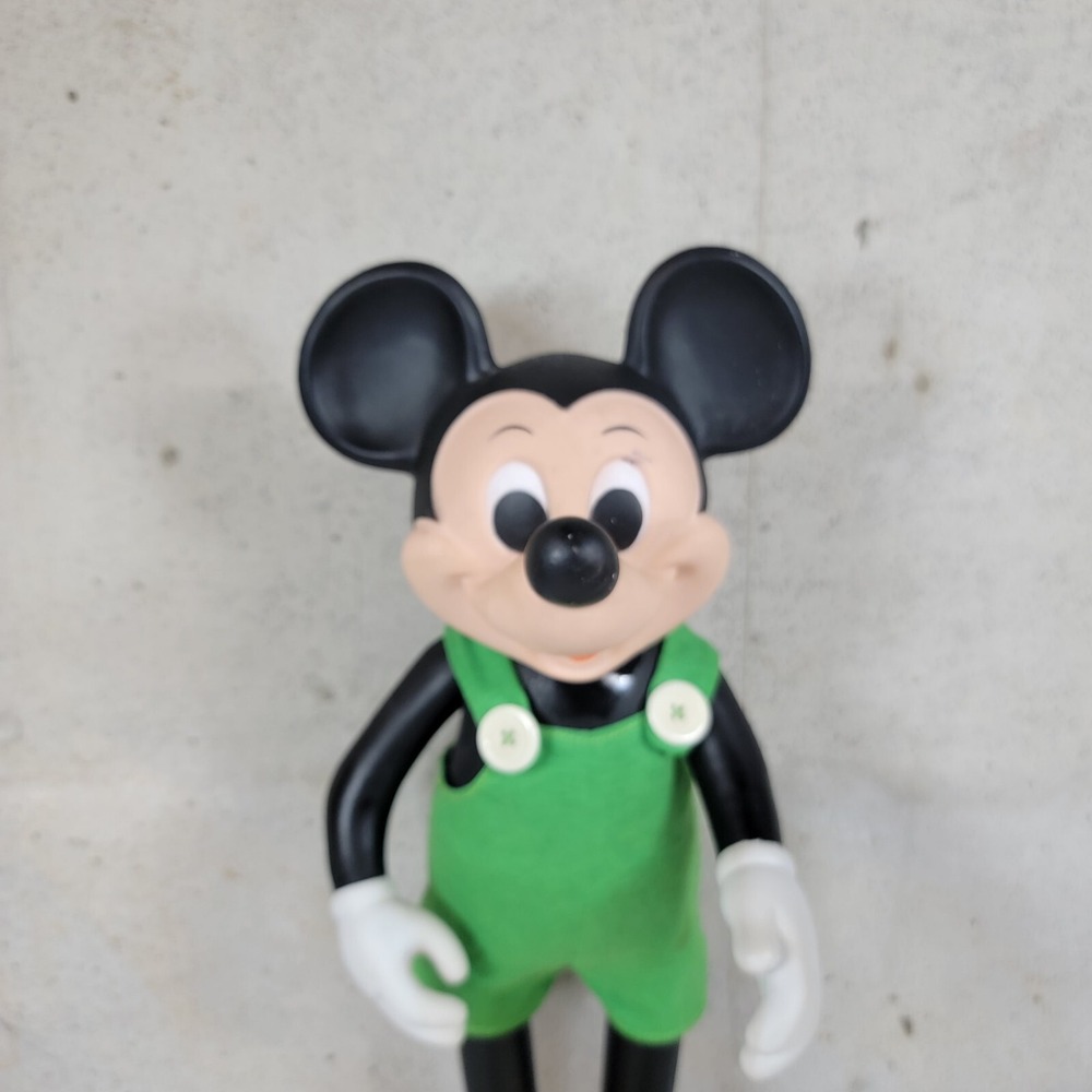 Vintage Rare 1977 Walt Disney Mickey Mouse Remco Toys Vinyl 15" Figure Overalls - Picture 6 of 16